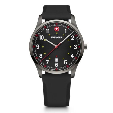 שעון City Sport שחור עם מסגרת מושחרת 42 מ