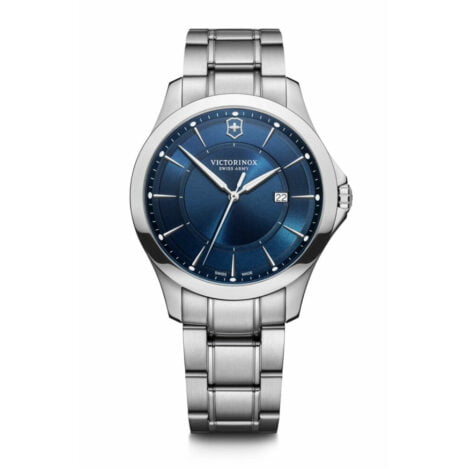 Alliance רצועת מתכת ולוח כחול כהה