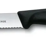 סכין ירקות שוויצרית, להב משונן עגול – שחור