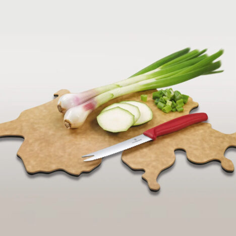 סכין גבינה אדומה