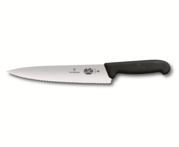 סכין שף להב משונן ידית Fibrox