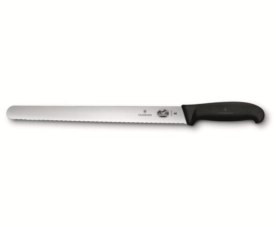 סכין פריסה להב משונן ידית Fibrox