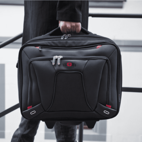 תיק מנהלים עם גלגלים טרנספר