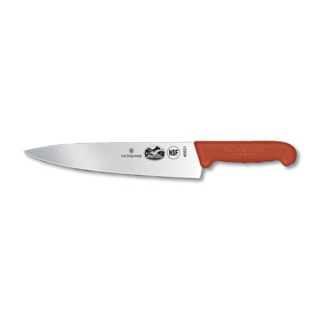 סכין שף רחבה 20 ידית Fibrox – כחול ואדום
