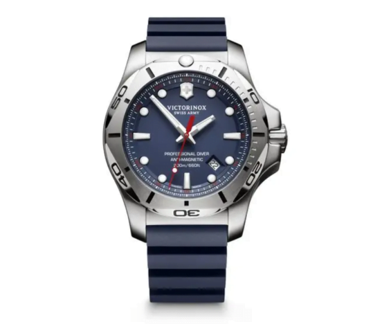 רצועת סיליקון כחול כהה לשעון