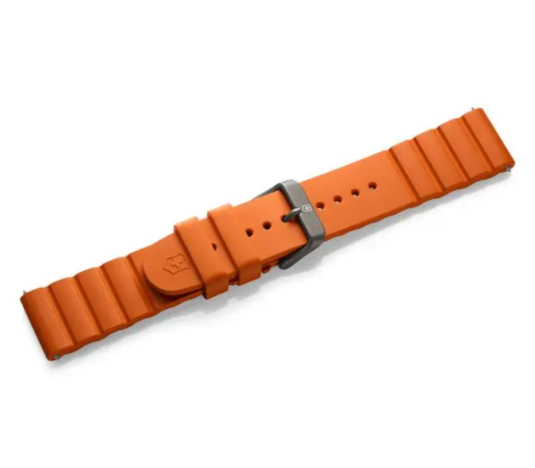 רצועת סיליקון כתומה לשעון