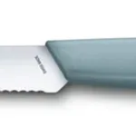 סכין ירקות בצבע תכלת אפור – Swiss Modern להב שפיץ משונן