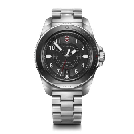 שעון Journey 1884 רצועת מתכת לוח שחור 43 מ