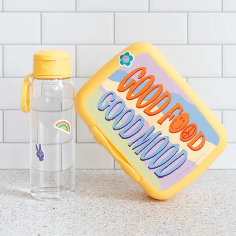 קופסת אוכל מחולקת לילדים Flower Power Amuse