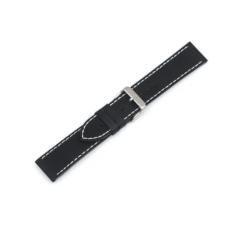 רצועת עור שחורה לשעון Chrono Classic