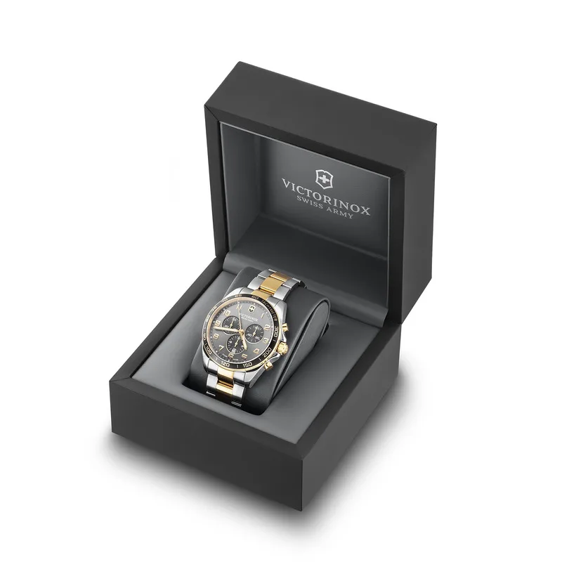 שעון fieldforce רצועת מתכת כסף וזהב