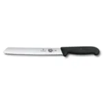 סכין לחם פיברוקס 21 ס"מ ידית שחורה בבליסטר