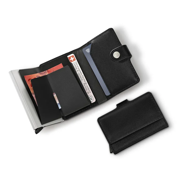 ארנק כרטיסים Altius Secrid Leather שחור