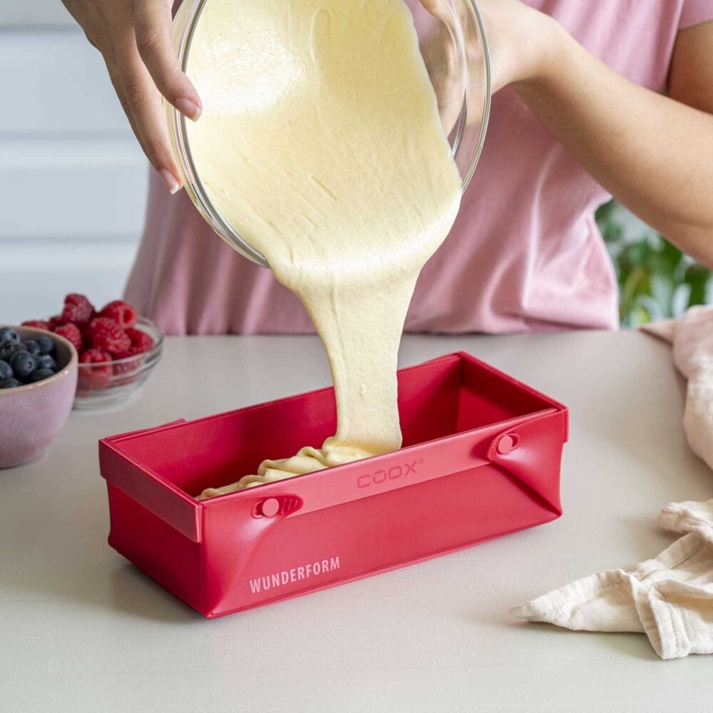 תבנית אינגליש קייק מתקפלת WUNDERFORM S אדומה