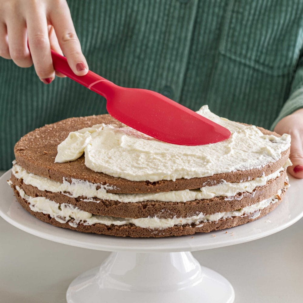 מרית סיליקון גמישה 30 ס"מ אדומה