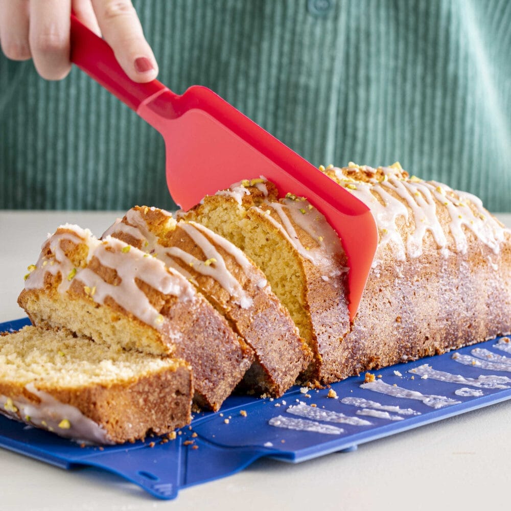 מרית חיתוך והגשה 30 ס"מ אדומה