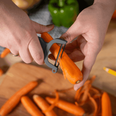 קולפן שווייצרי אפור להב חלק