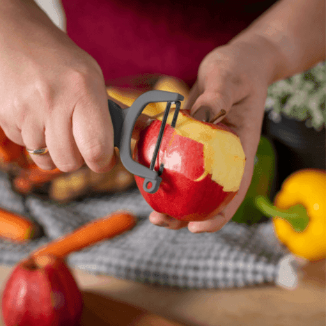 קולפן שווייצרי אפור להב חלק