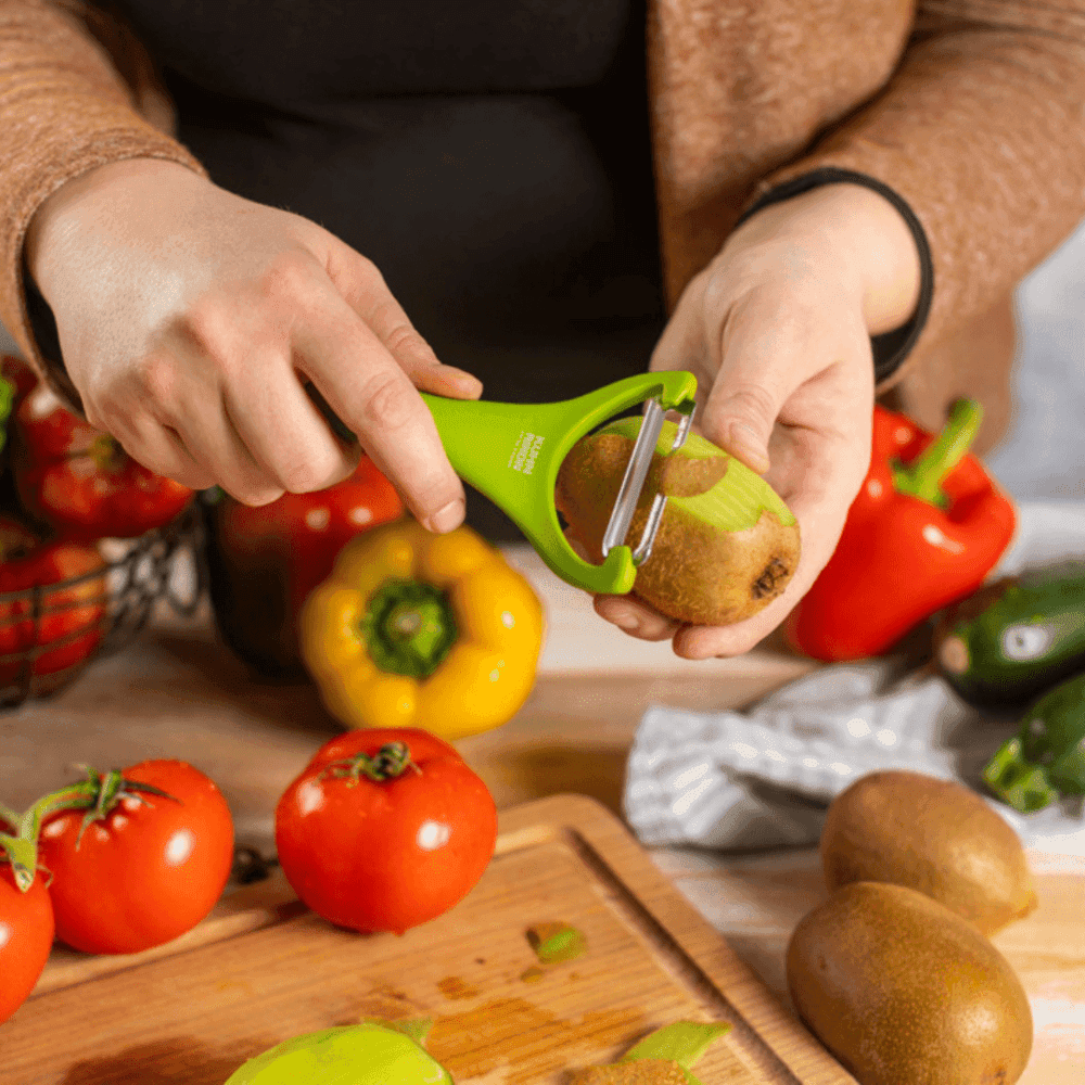 קולפן פיראנה ירוק להב משונן