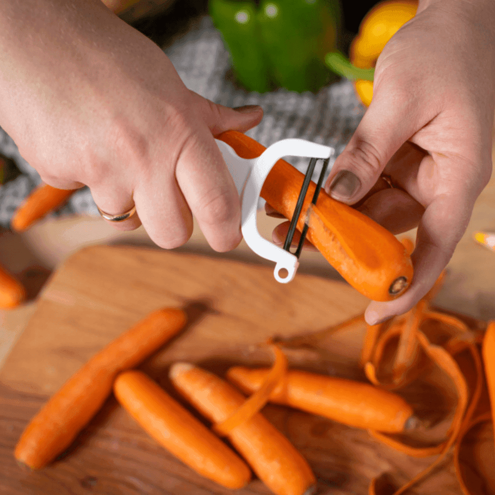 קולפן שווייצרי לבן להב חלק