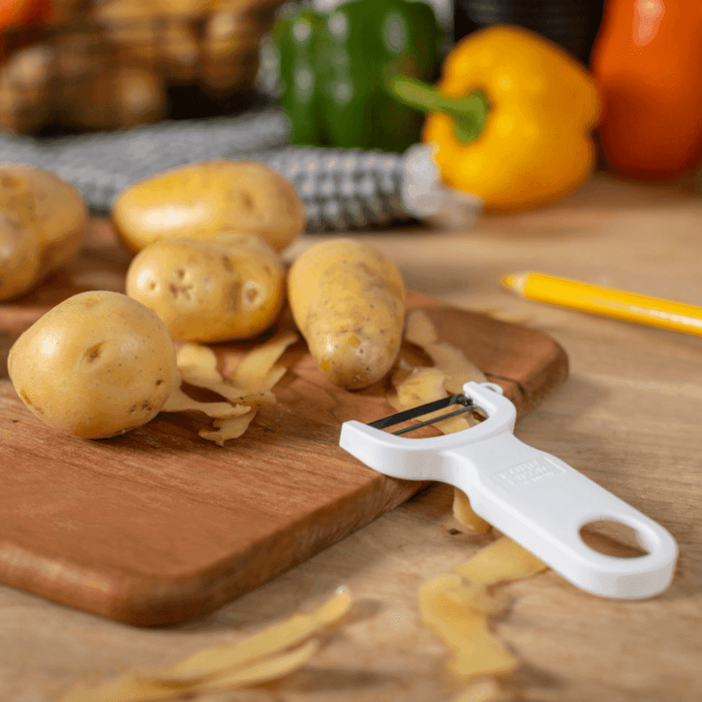 קולפן שווייצרי לבן להב חלק