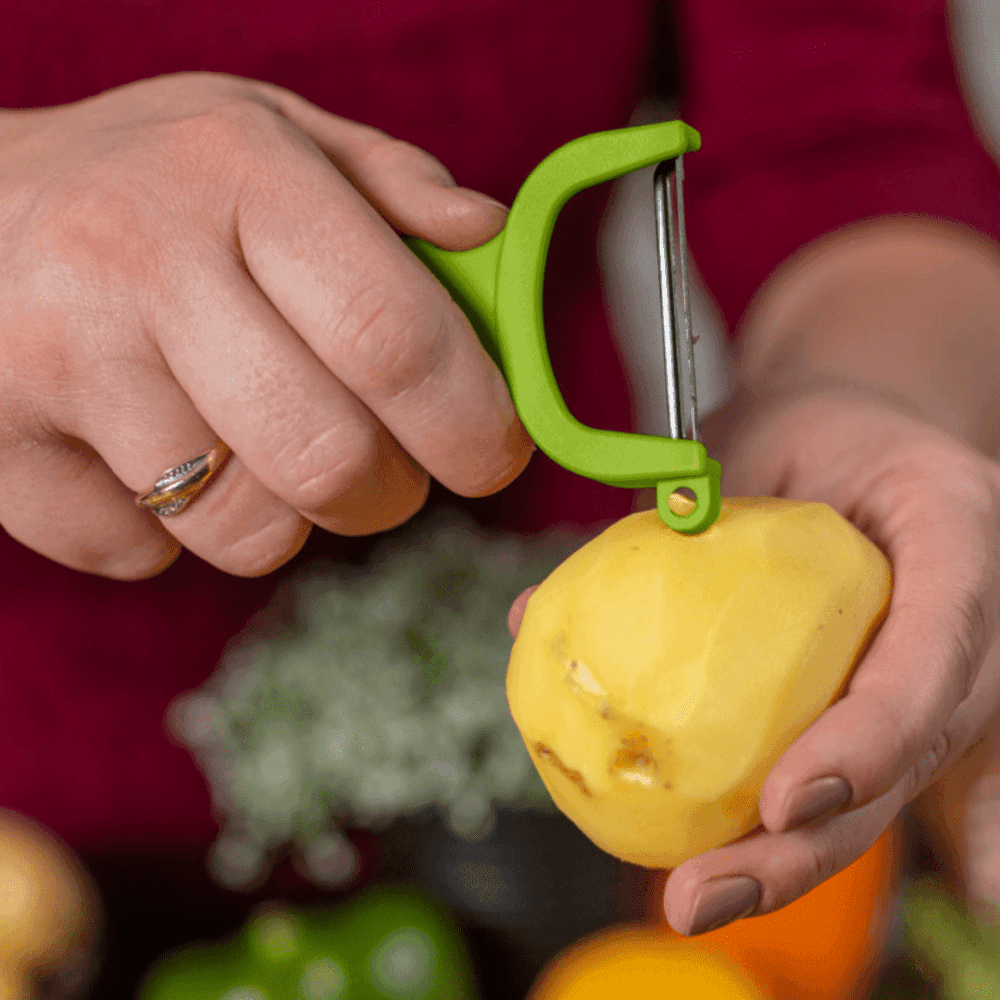 קולפן שווייצרי ירוק להב חלק