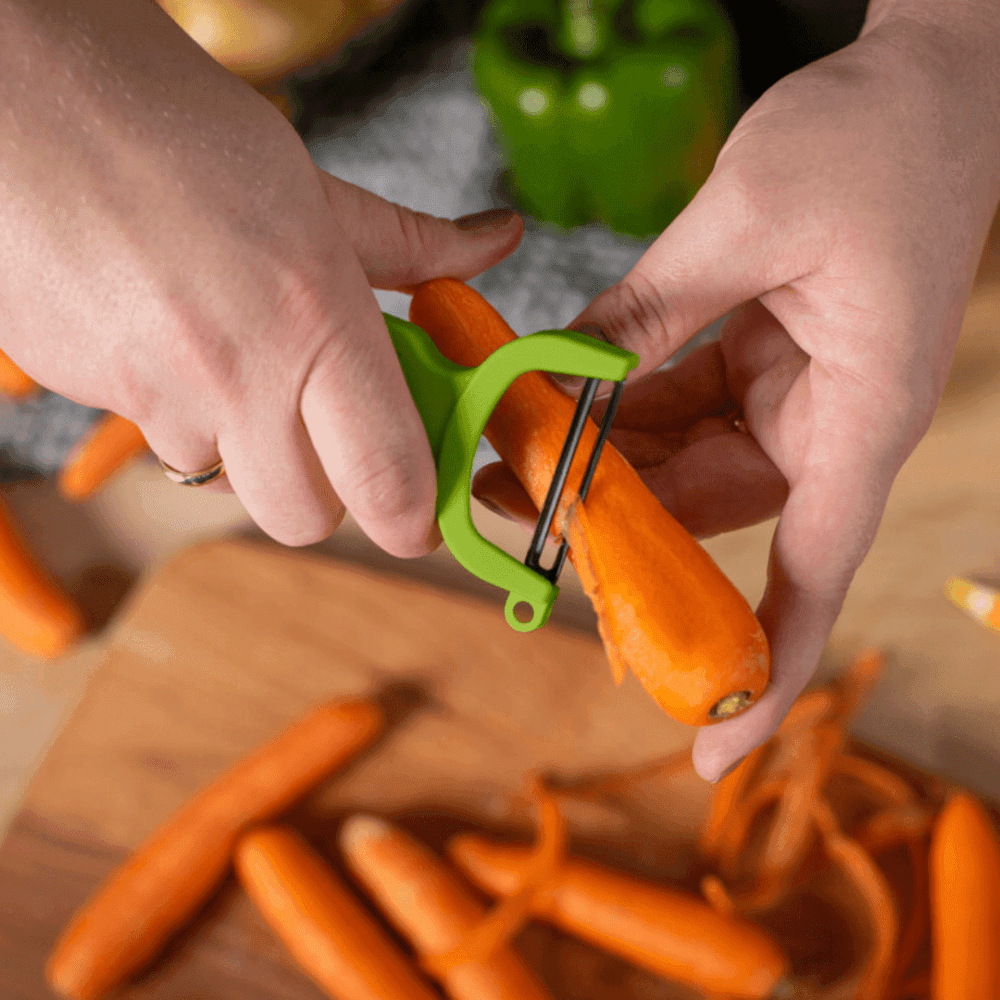 קולפן שווייצרי ירוק להב חלק