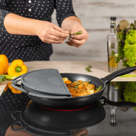 מגן התזה מתקפל סיליקון אפור