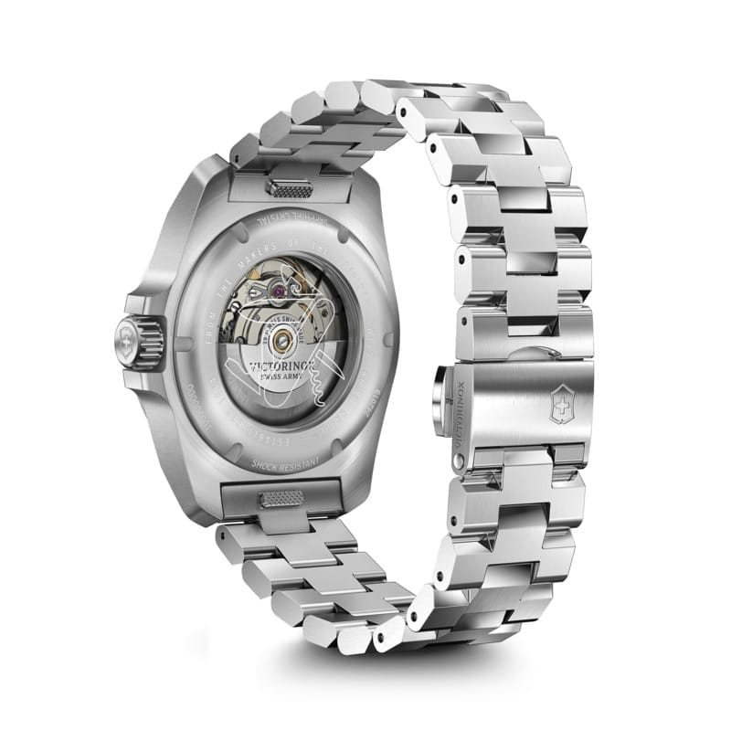 שעון I.N.O.X אוטומטי רצועת מתכת לוח שחור