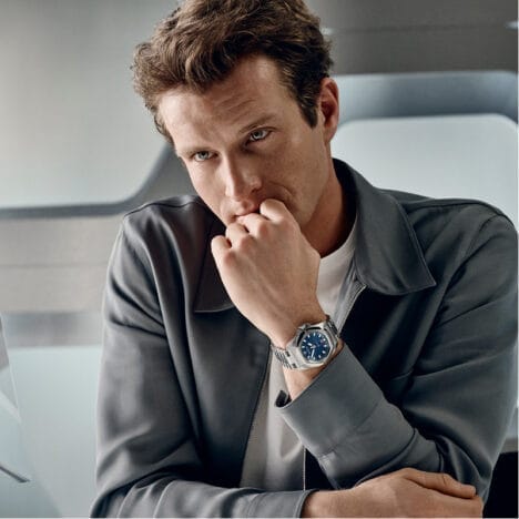 שעון I.N.O.X אוטומטי רצועת מתכת לוח כחול