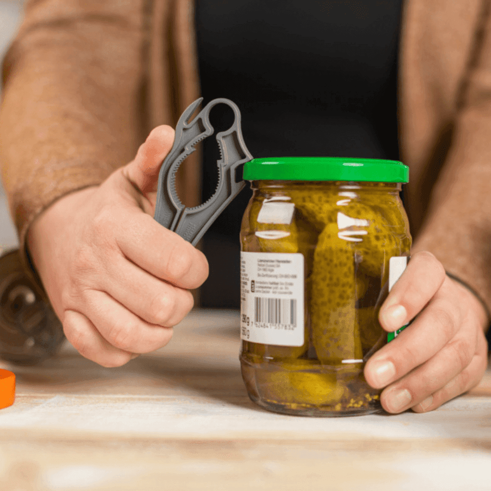 פותחן שוויצרי רב-שימושי 5 ב-1 אפור