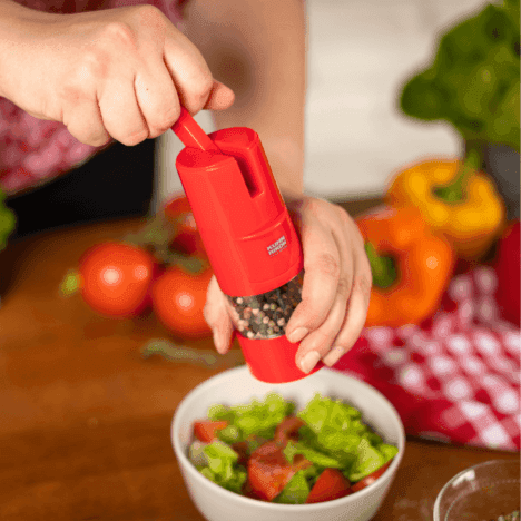 מטחנת תבלינים מקצועית אדומה