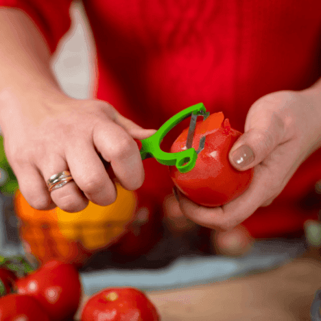 קולפן עגבנייה להב משונן