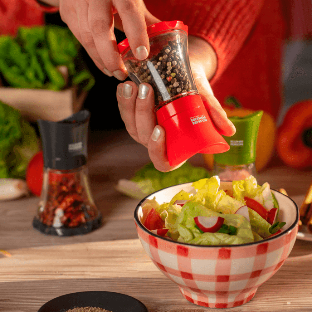 מטחנה תבלינים מיני אדומה