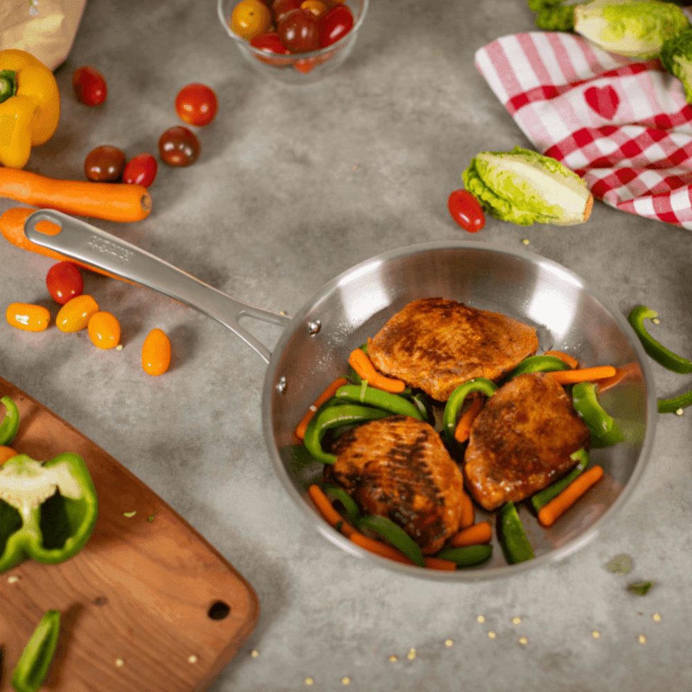 מחבת Allround ללא ציפוי קוטר 28 ס"מ