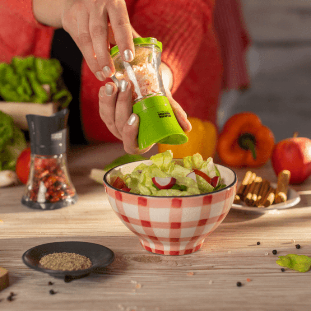 מטחנה תבלינים מיני ירוקה