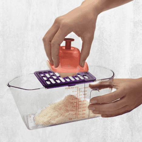 מגרדת מנדולינה 4 להבים בקופסה