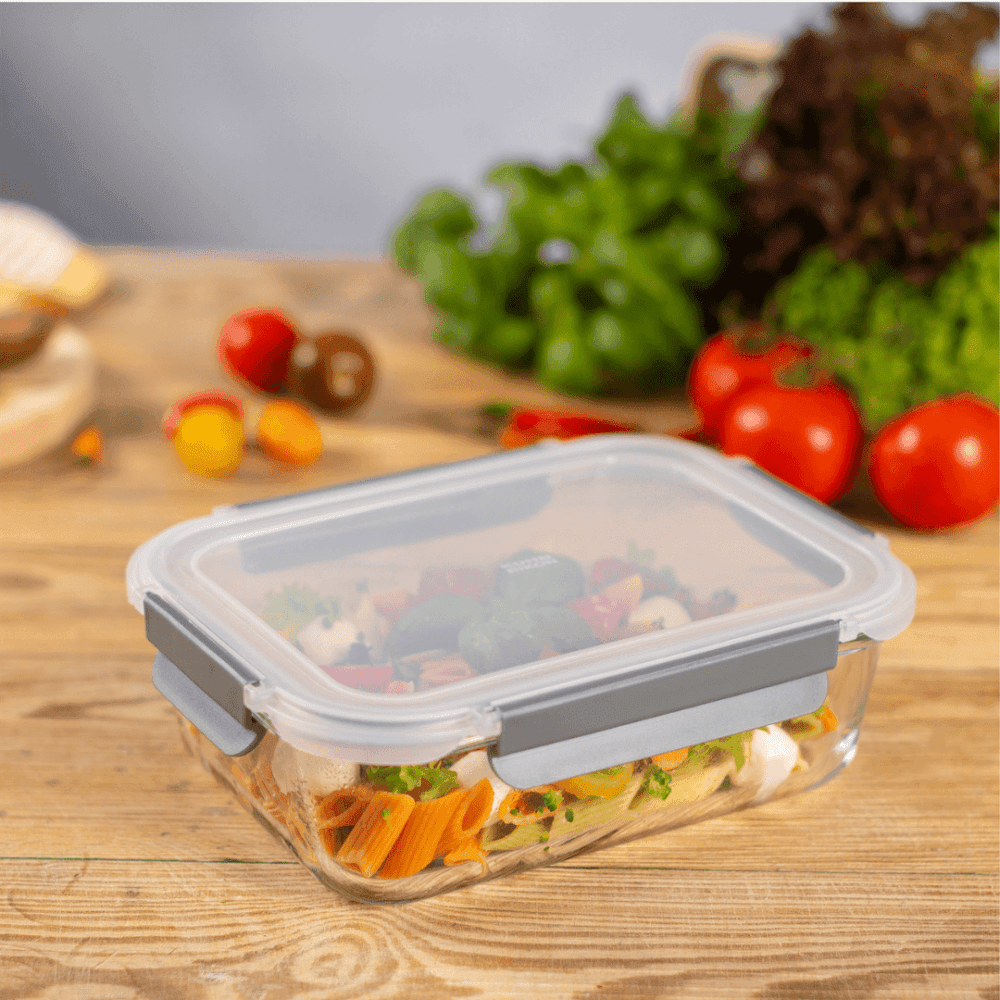 קופסת אחסון זכוכית 1.05 ליטר