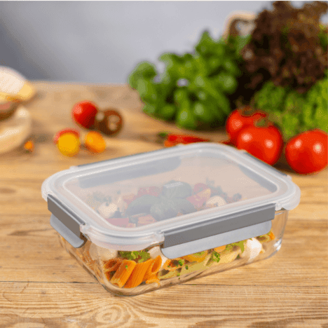 קופסת אחסון זכוכית 1.05 ליטר