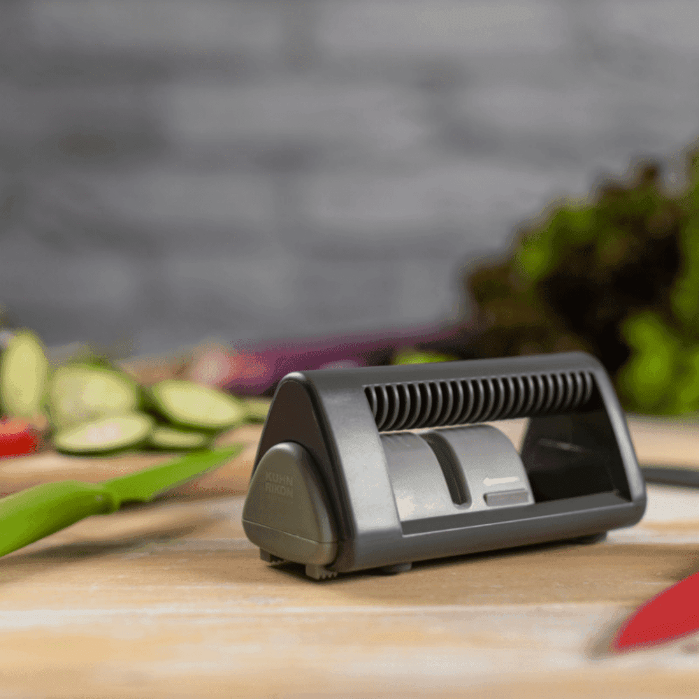 משחיז סכינים כפול אפור