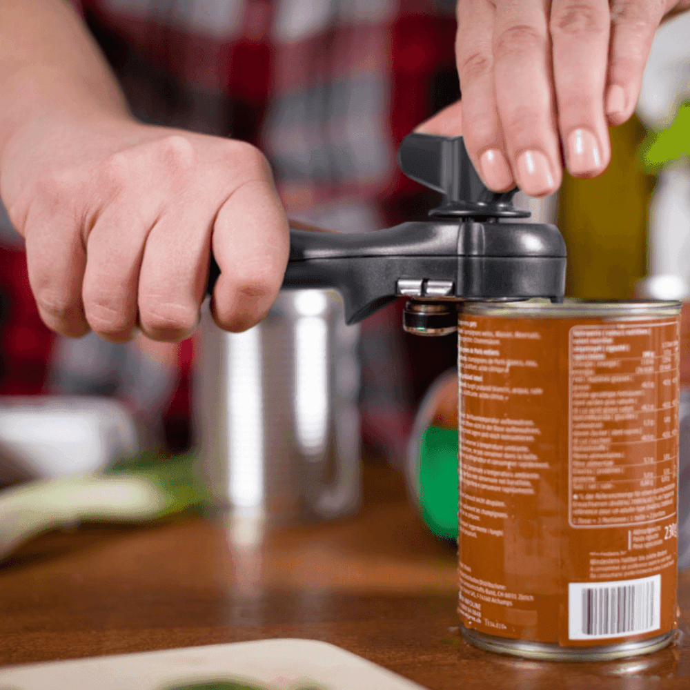 פותחן שימורים Auto Safety אפור