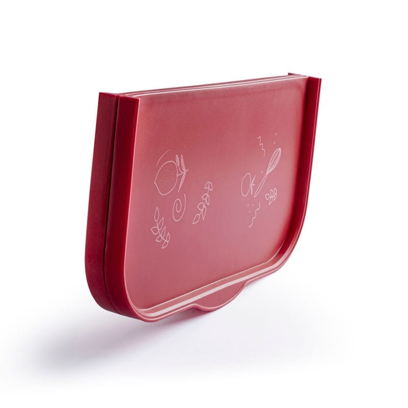 משטח אפייה מתקפל מסיליקון אדום