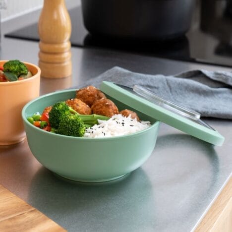 קופסת אוכל 1000 מ”ל ירוק Amuse Tylla