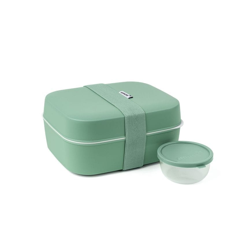קופסת אוכל 3 ב-1 ירוק Amuse