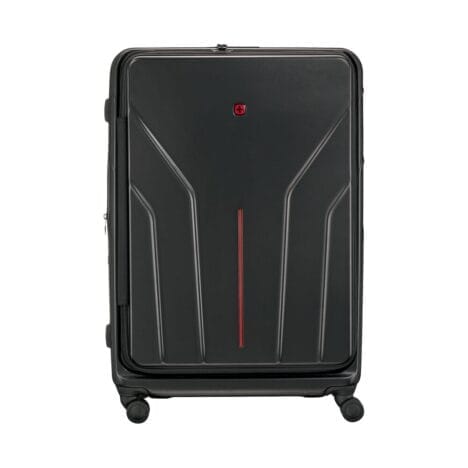 מזוודה גדולה Amplix שחור- וונגר