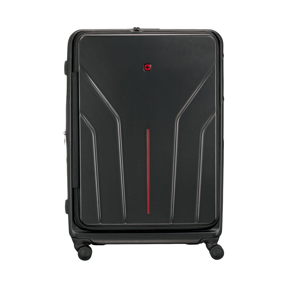 מזוודה גדולה Amplix שחור- וונגר