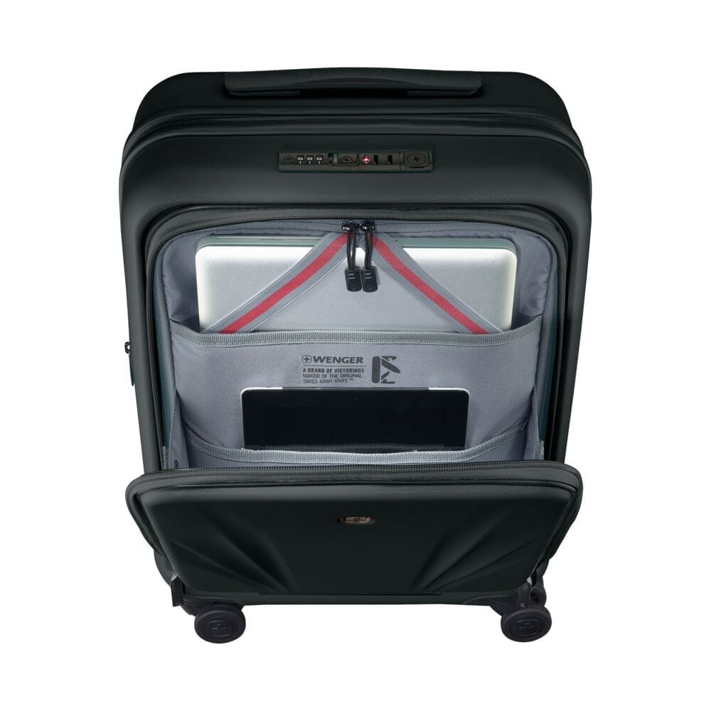 מזוודת טרולי Skyon שחור- וונגר