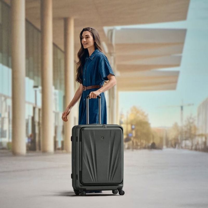 מזוודה גדולה Skyon אפור כהה- וונגר