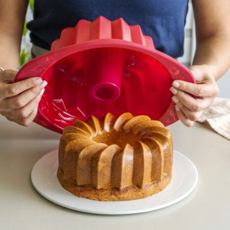 תבנית סיליקון קוגלהוף עם ידיות 24 ס