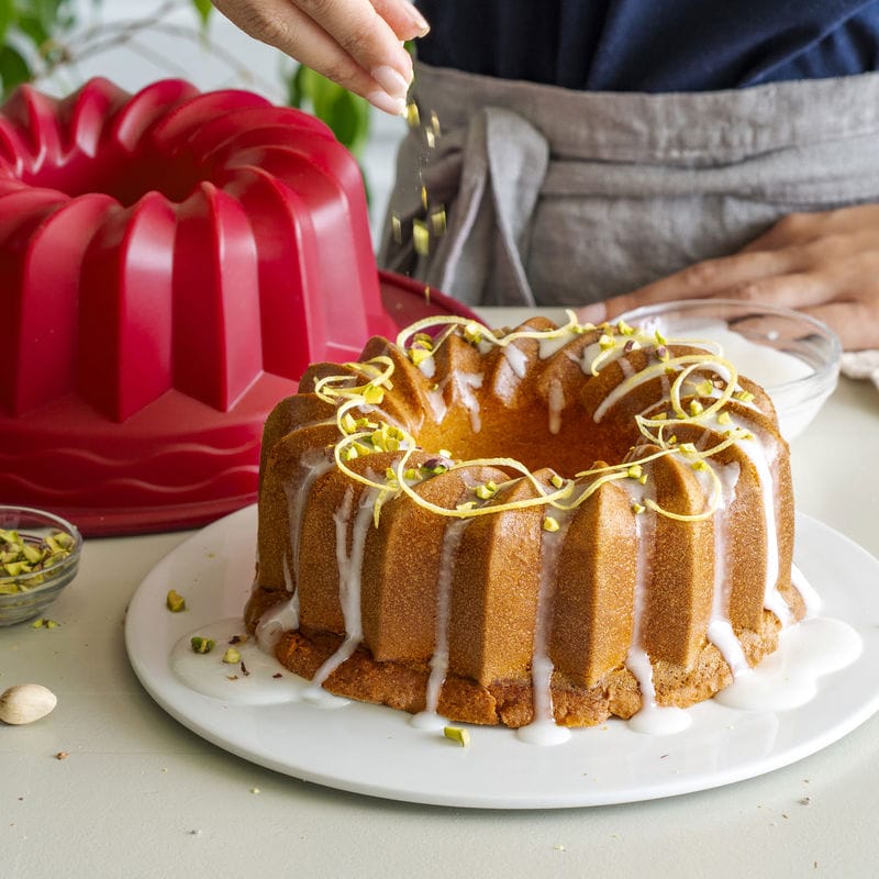 תבנית סיליקון קוגלהוף עם ידיות 24 ס"מ